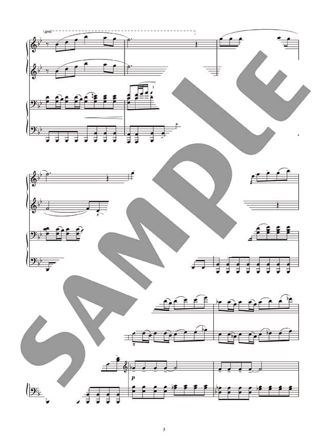 Studio Ghibli 1 im klassischen Musikstil vom Barock bis zum 20. Jahrhundert für Klavierduett (Fortgeschritten), Notenbuch