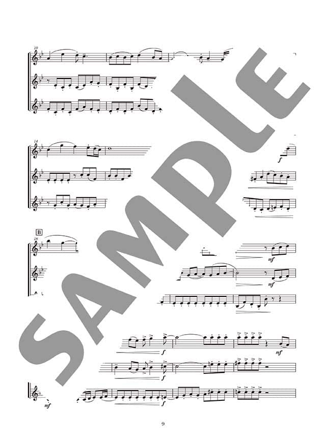 Ensemble de Anime - Anime Themes for Trumpet Ensemble - Sheet Music Book