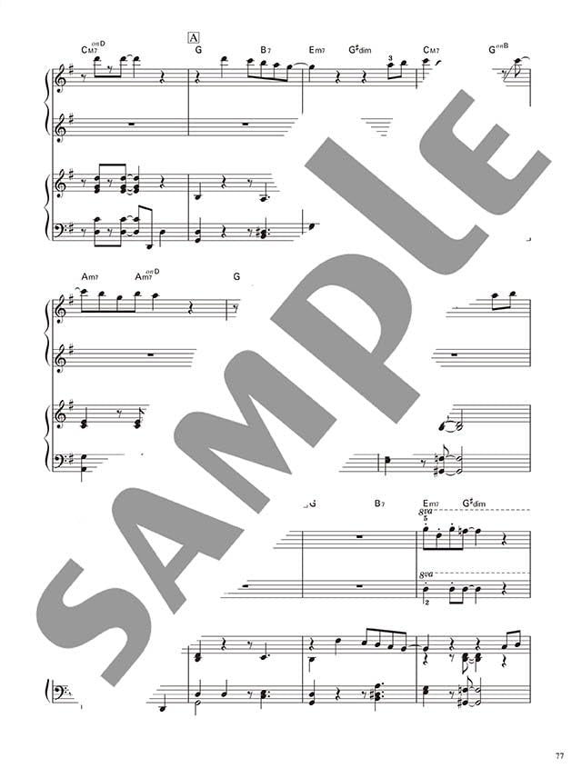 J-POP-Sammlung für Klavierduett-Notenbuch