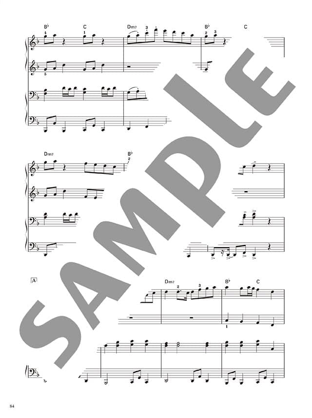 J-POP Collection for Piano Duet - Sheet Music Book
