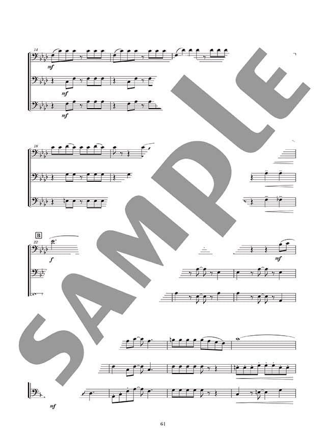 Ensemble de Anime für Euphonium und Tuba (Mittelstufe) Notenbuch