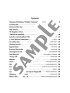 Studio Ghibli Songs in C Major for Piano Solo / English Edition - Sheet Music Book