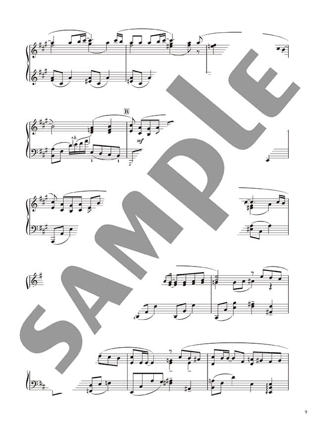 Japanese Choral Music for Memories - Beautiful Piano Soundsfor Piano Solo - Sheet Music Book