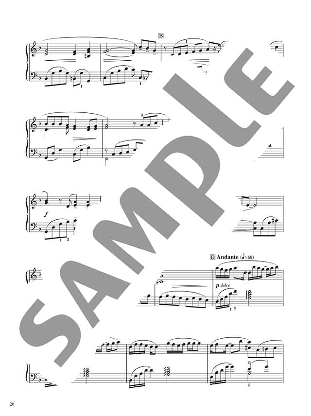 Japanese Choral Music for Memories - Beautiful Piano Soundsfor Piano Solo - Sheet Music Book