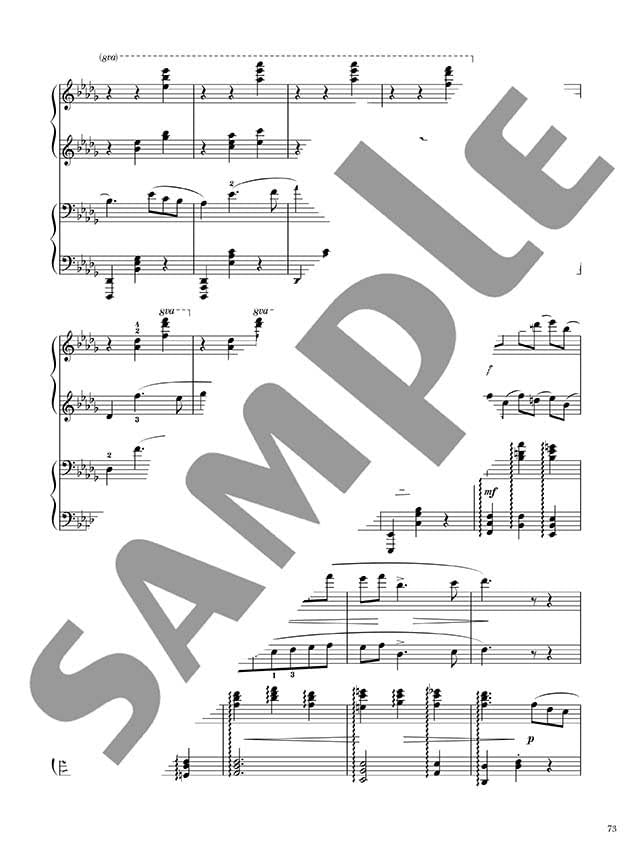 11 Tchaikovsky Works arranged for 2 Advanced Pianists: Piano Duet - Sheet Music Book