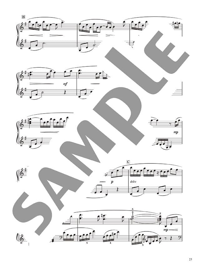 Studio Ghibli 2: Beautiful Piano Solo(Intermediate) Sheet Music Book