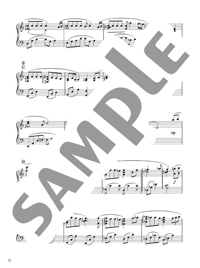 Studio Ghibli 2: Beautiful Piano Solo(Intermediate) Sheet Music Book