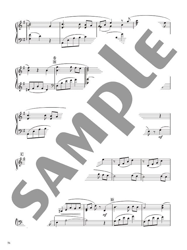 Studio Ghibli 2: Beautiful Piano Solo(Intermediate) Sheet Music Book