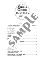 Studio Ghibli Best Hit 10 Klaviersolo (Anfänger) Notenbuch/Englische Version