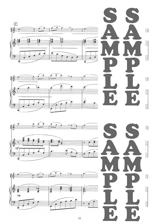 Famous Japanese Traditional Songs for Flute Solo with Piano with CD - Sheet Music Book