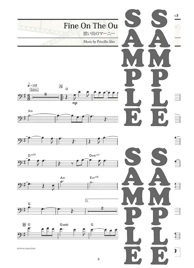 Popular Movie Songs for Trombone Solo w/CD Sheet Music Book