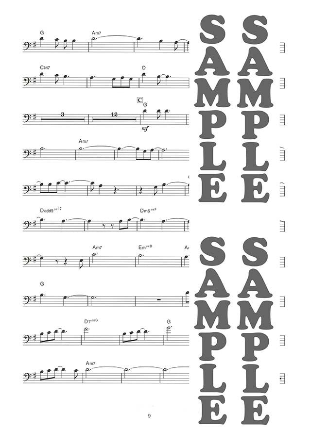 Popular Movie Songs for Trombone Solo w/CD Sheet Music Book