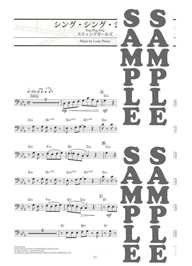 Popular Movie Songs for Trombone Solo with CD - Sheet Music Book
