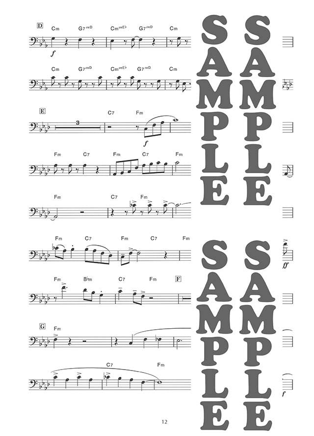 Popular Movie Songs for Trombone Solo w/CD Sheet Music Book