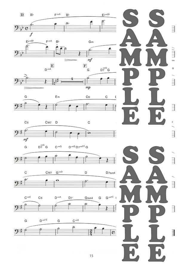 Popular Movie Songs for Trombone Solo with CD - Sheet Music Book