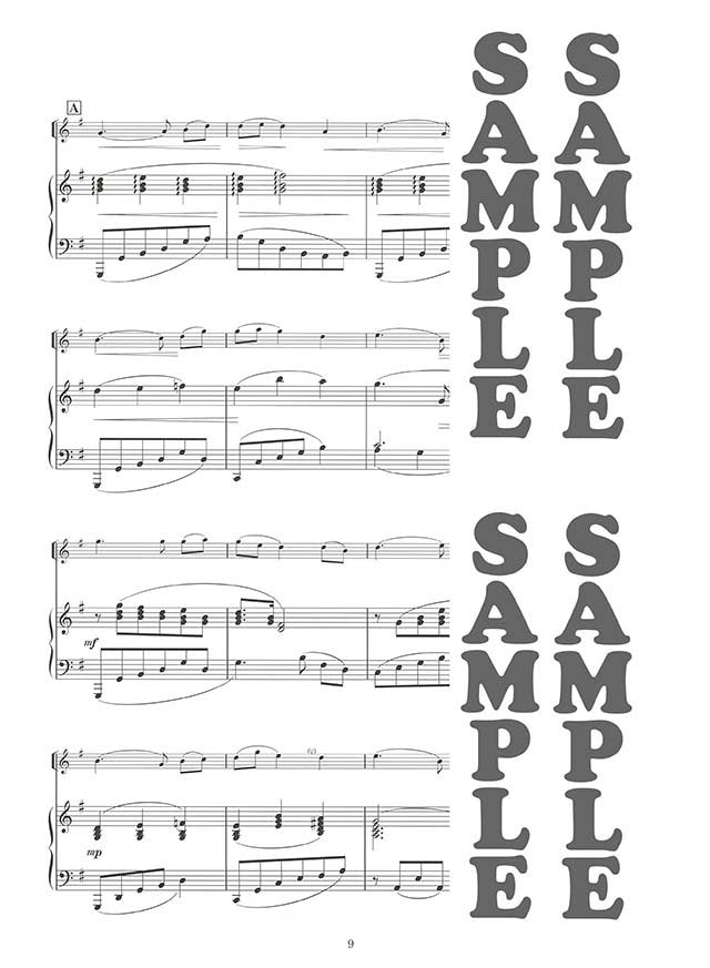 Japanische populäre Lieder für Oboe und Klavier mit Notenbuch auf CD