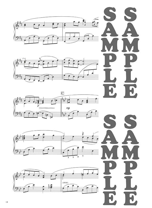 Impressive piano solo: Wedding Songs - Sheet Music Book