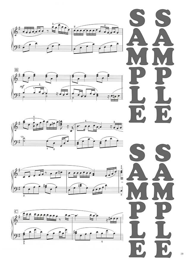 Impressive piano solo: Wedding Songs - Sheet Music Book