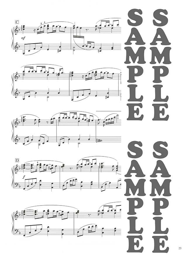 Impressive piano solo: Wedding Songs - Sheet Music Book