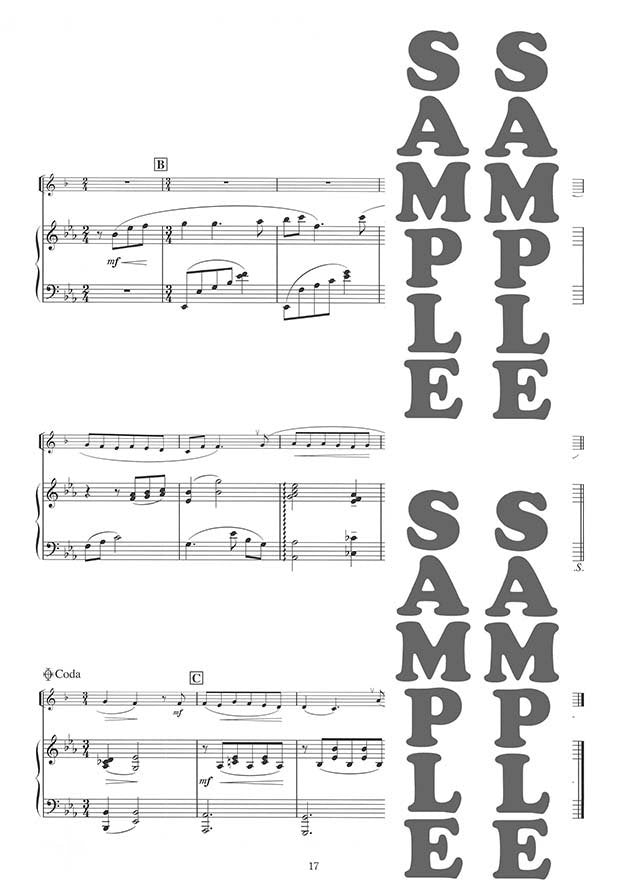 The collection of traditional japanese songs for Trumpet and Piano with CD - Sheet Music Book