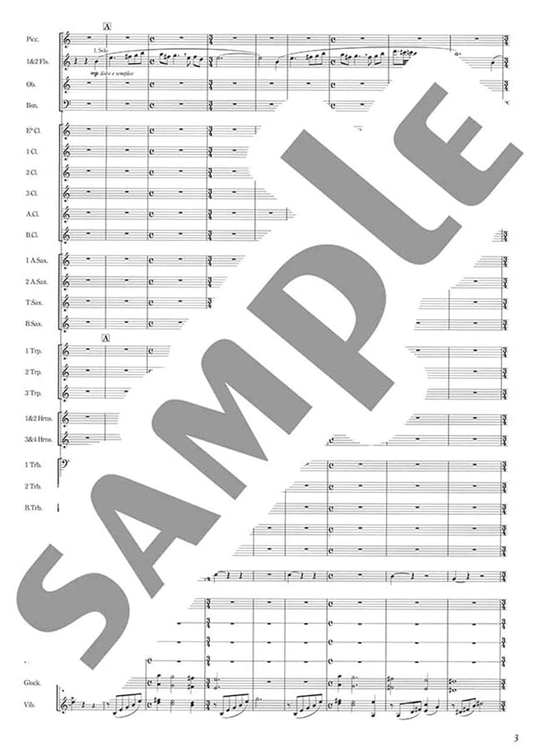 Granblue Fantasy, Main Theme: Wind Band - Sheet Music Book