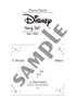 Disney Song Selections for Piano Duet(Easy x Intermediate) /English Version