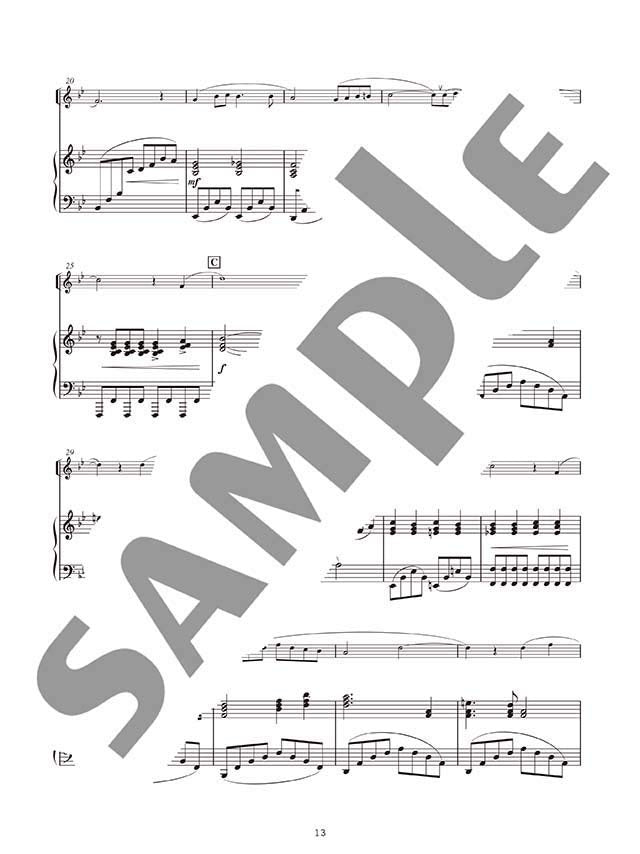 Ocarina Standard Songs Selection with Piano accompaniment with CD - Sheet Music Book