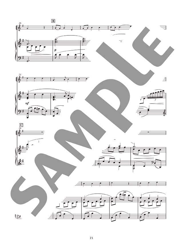 Ocarina Standard Songs Selection with Piano accompaniment with CD - Sheet Music Book