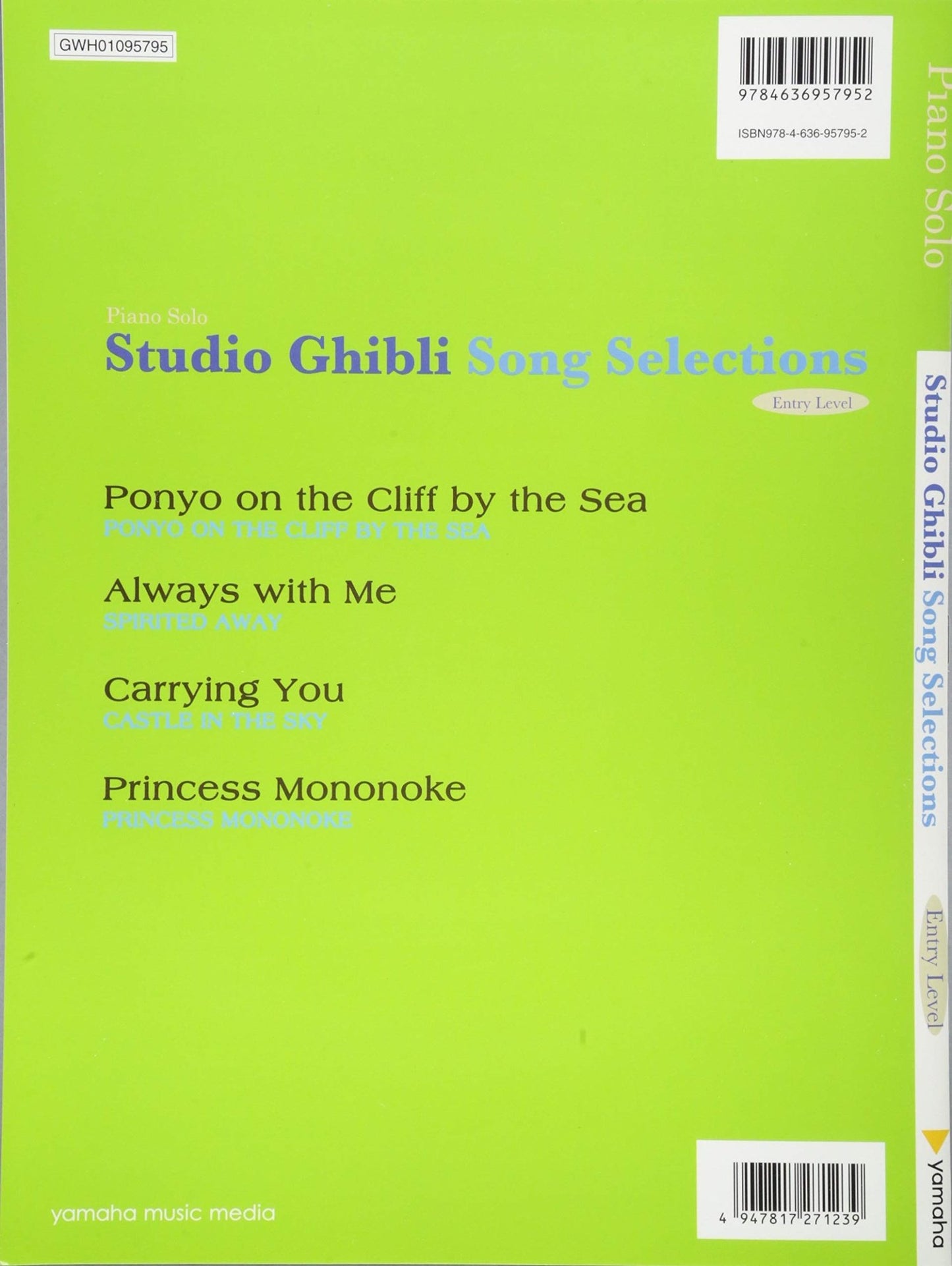 Studio Ghibli Song Piano Solo Selections (Anfänger) Notenbuch/Englische Version