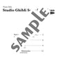 Studio Ghibli Song Piano Solo Selections (Anfänger) Notenbuch/Englische Version