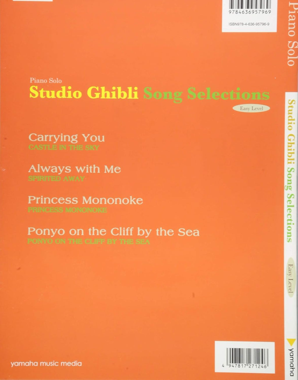Studio Ghibli Song Piano Solo Selections (Easy) Notenbuch/Englische Version