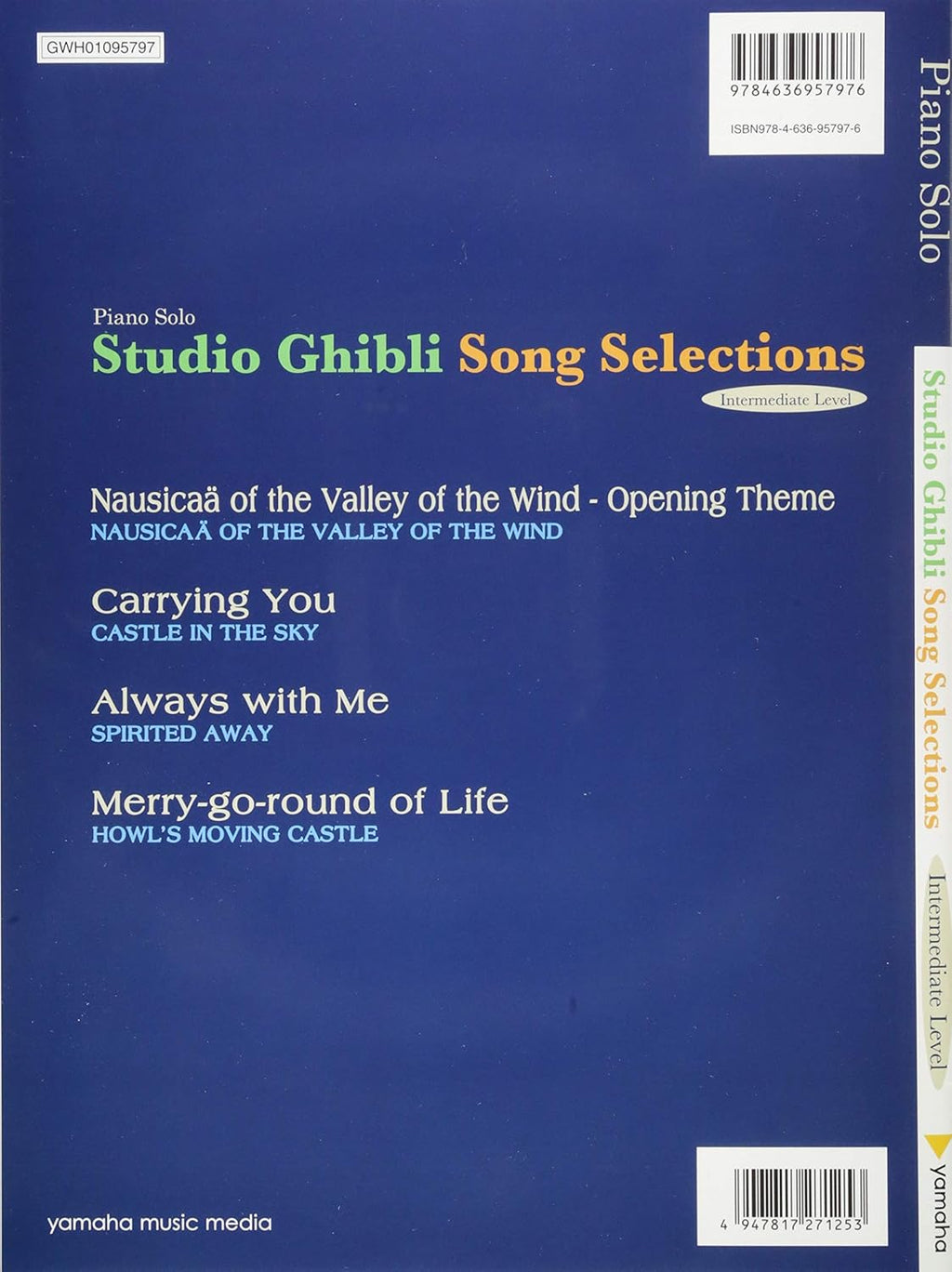 Studio Ghibli Song Piano Solo Selections (Mittelstufe)/Englische Version