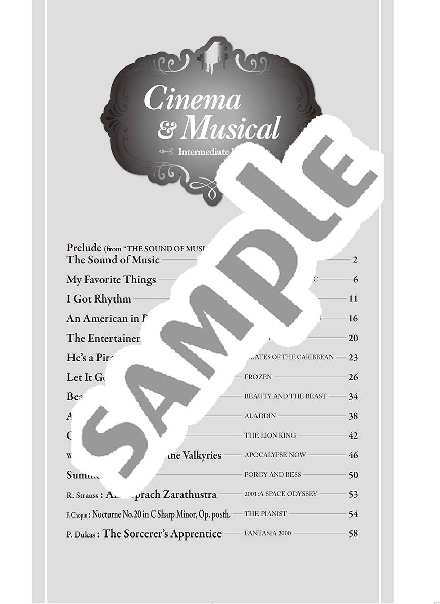 Cinema & Musical Piano Solo/English Version