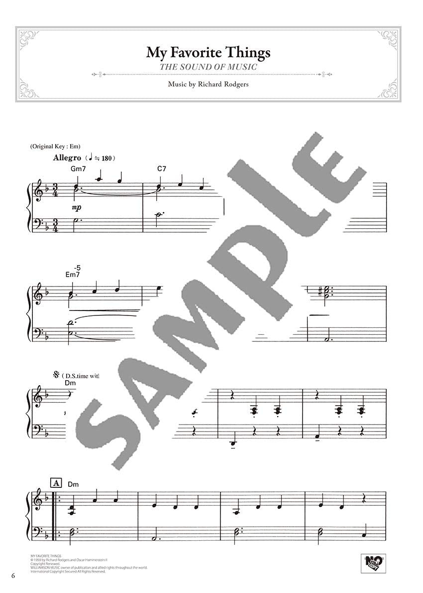 Cinema & Musical Piano Solo/English Version