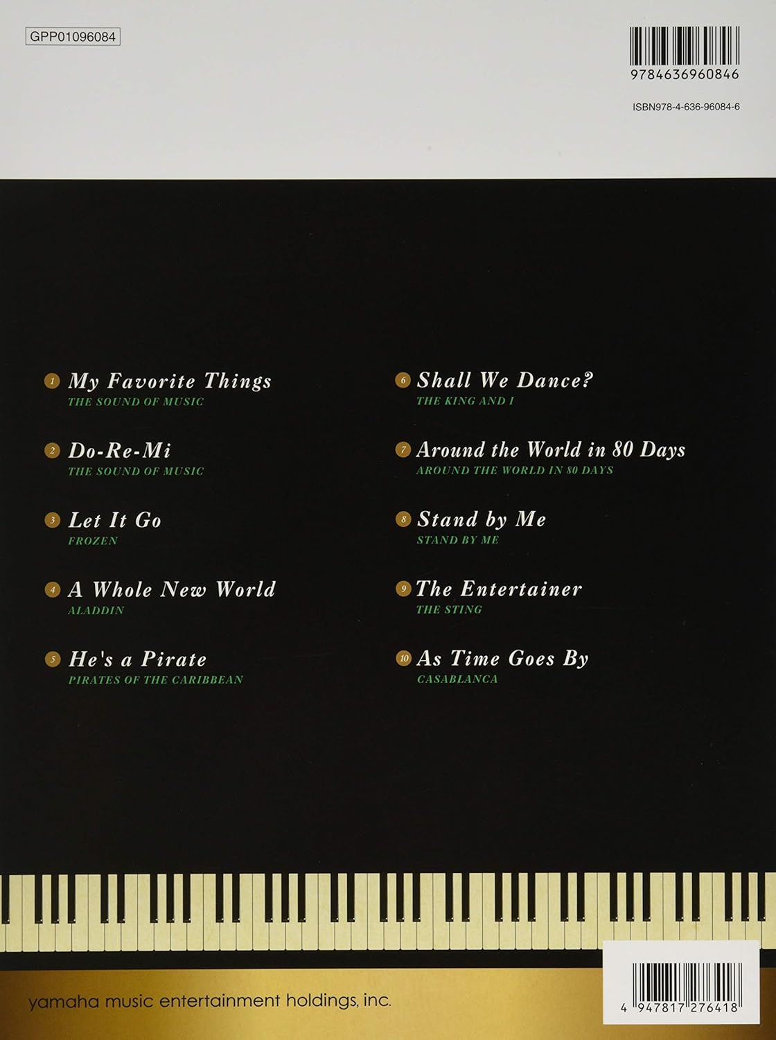 Cinema & Musical Piano Solo/English Version