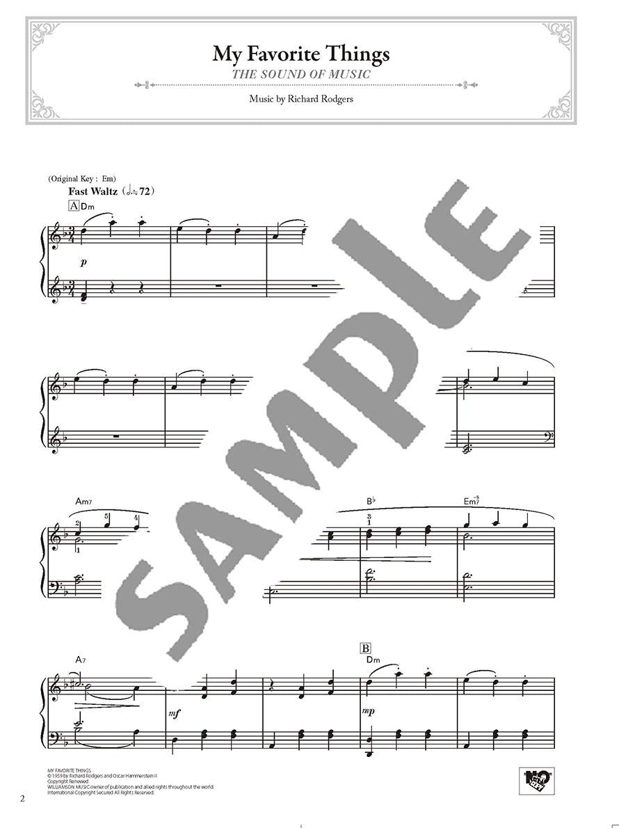 Cinema & Musical Piano Solo/English Version