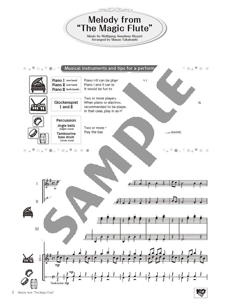 Ensemble for Kids - Classical Music (English Edition) - Sheet Music Book