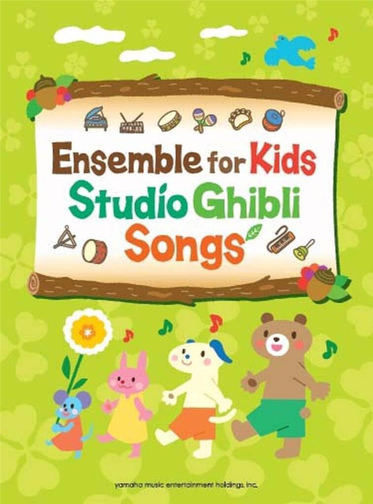 Ensemble for Kids - Studio Ghibli Songs / English Edition - Sheet Music Book