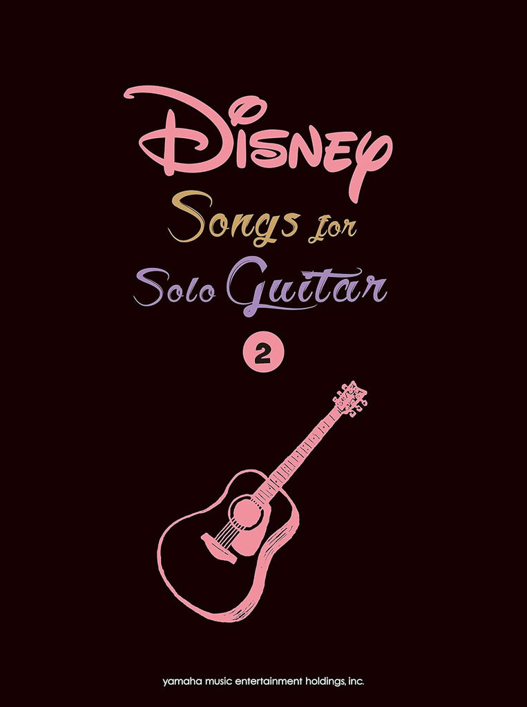 Disney Songs für Gitarrensolo Band 2 (Mittelstufe) Notenbuch / englische Version