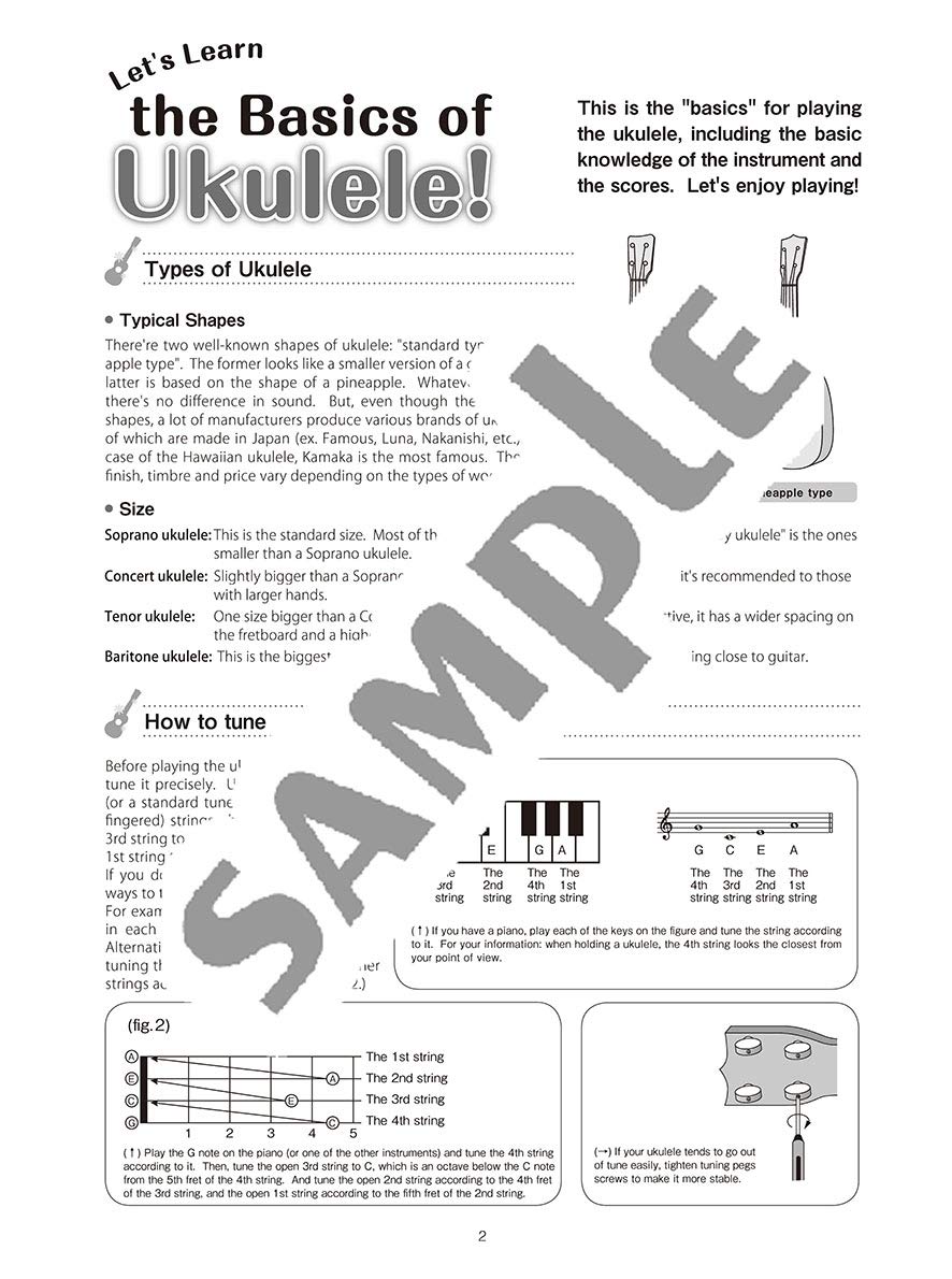 Studio Ghibli-Songs für Ukulele-Solo, Band 1 (einfach) / englische Version