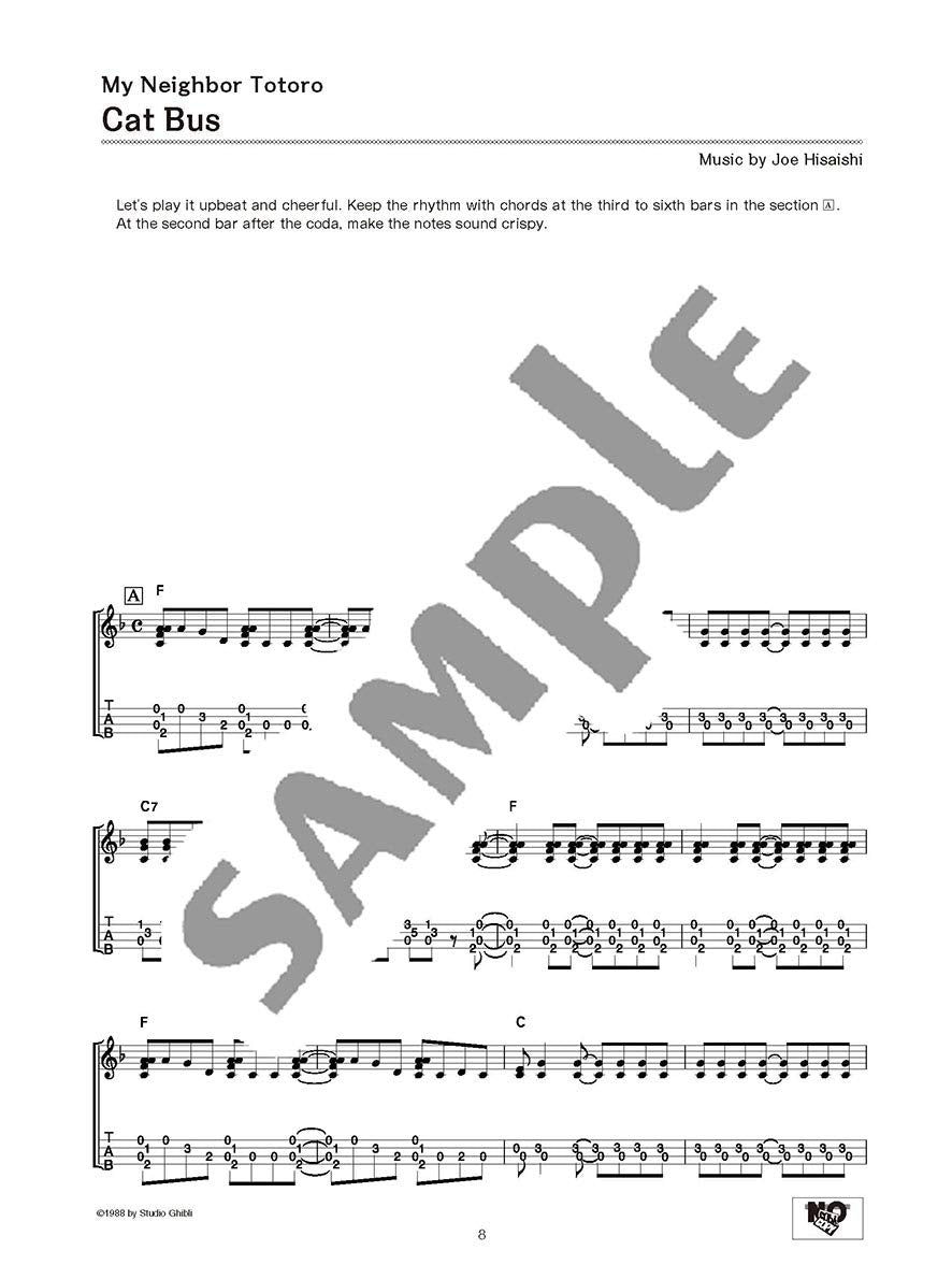 Studio Ghibli-Songs für Ukulele-Solo, Band 2 (einfach) / englische Version