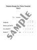 Disney Songs für Flötenquartett Band 2 (Mittelstufe) Notenbuch / englische Version