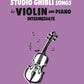 Studio Ghibli Songs for Violin and Piano(Intermediate) Sheet Music Book /English Version