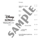 Disney Songs for Violin and Piano(Easy) /English Version