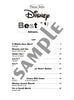 Disney Best Hit 10 Piano Solo (Fortgeschritten)/Englische Version