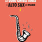 Studio Ghibli Songs for Alto Saxophone and Piano Vol.1(Intermediate) Sheet Music Book /English Version