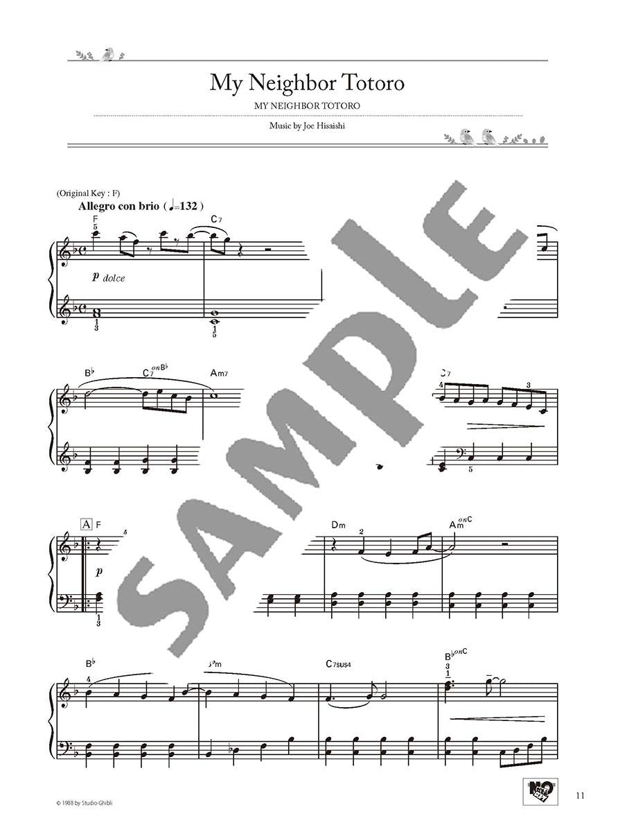 Studio Ghibli Best Hit 10 Piano Solo/English Version