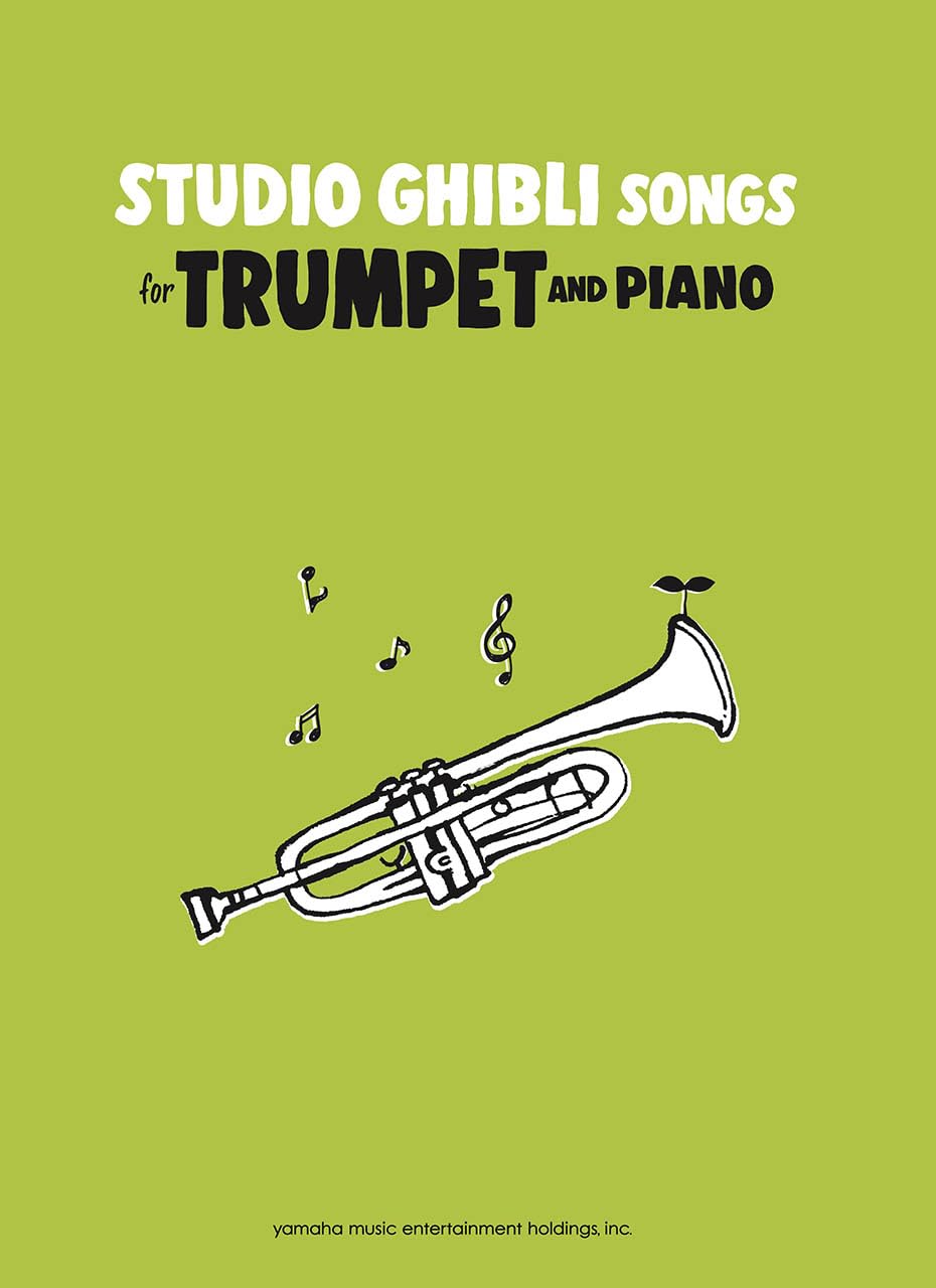 Studio Ghibli Songs für Trompete und Klavier (Mittelstufe) Notenbuch / englische Version