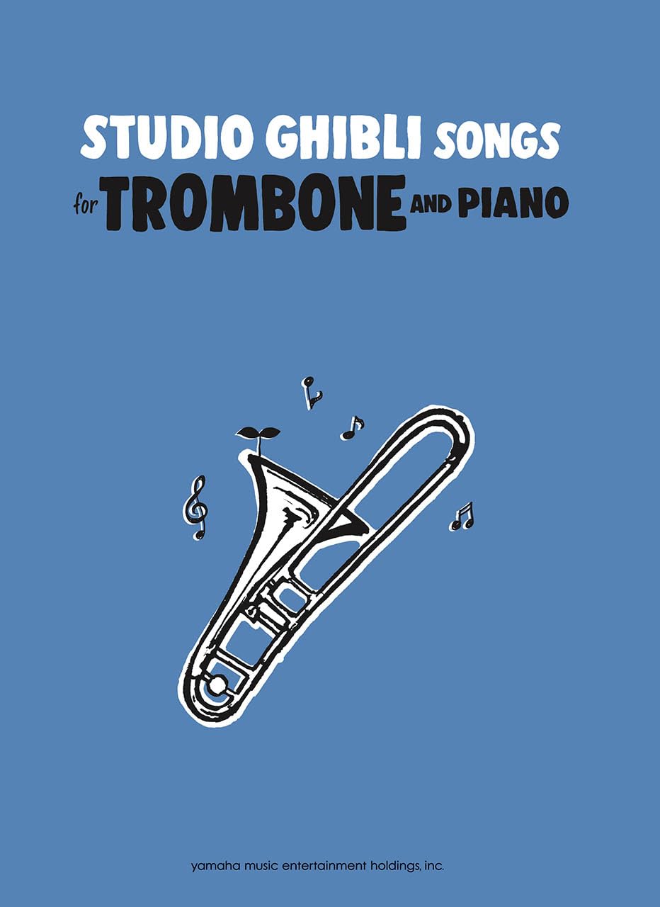 Studio Ghibli Songs für Posaune und Klavier (Mittelstufe) Notenbuch / englische Version