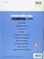 Studio Ghibli Songs for Trombone and Piano - Sheet Music Book /English Version
